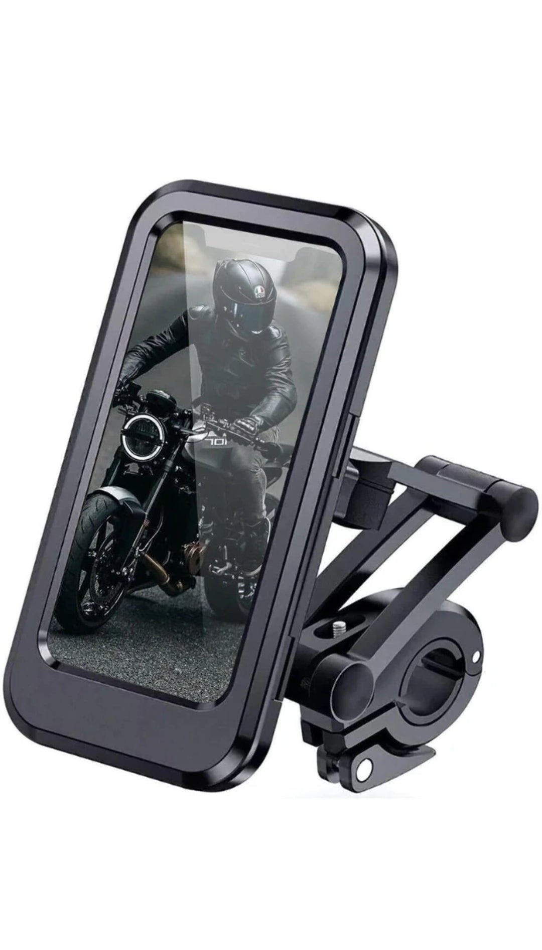 Waterproof Bike Mobile Holder | Universal Handlebar Mount | Touchscreen Compatible Case