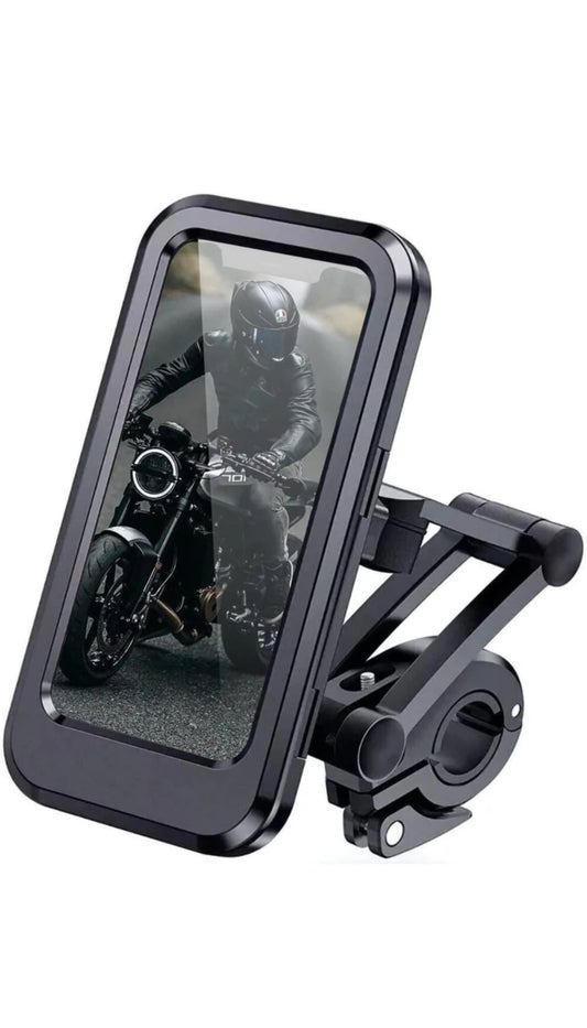 Waterproof Bike Mobile Holder | Universal Handlebar Mount | Touchscreen Compatible Case