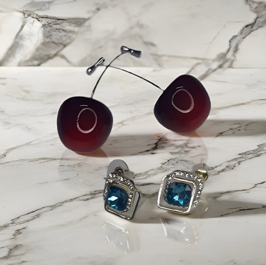 Funky Cherry Shaped Earrings Combo | Party, Casual & Daily Wear Jewellery