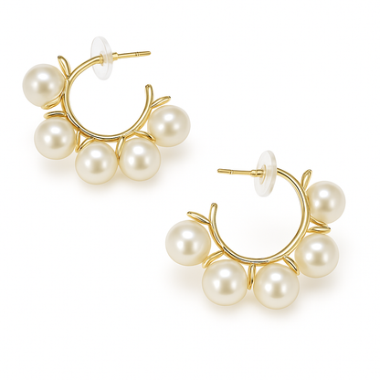 Trending Stud Earrings | Attractive Weekly Earrings | Beautiful Earrings | Korean Earrings Collection of | Small Stud Earring Combo | With Gold-plated For Women & Girls