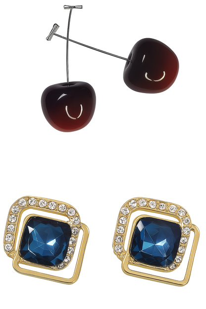 Funky Cherry Shaped Earrings Combo | Party, Casual & Daily Wear Jewellery