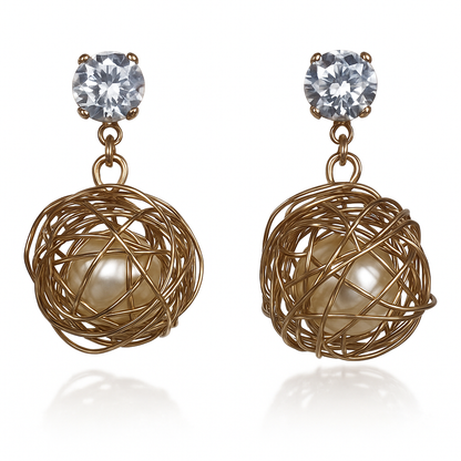 Trending Stud Earrings | Attractive Weekly Earrings | Beautiful Earrings | Korean Earrings Collection of | Small Stud Earring Combo | With Gold-plated For Women & Girls