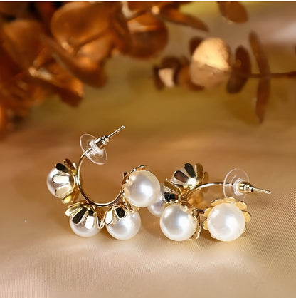 Trending Stud Earrings | Attractive Weekly Earrings | Beautiful Earrings | Korean Earrings Collection of | Small Stud Earring Combo | With Gold-plated For Women & Girls