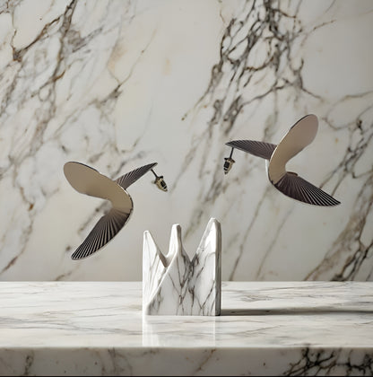 Stylish Designer Gold Plated Earrings | Contemporary Statement Jewellery