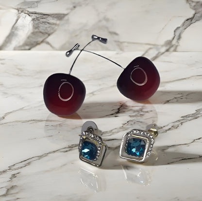 Funky Cherry Shaped Earrings Combo | Party, Casual & Daily Wear Jewellery